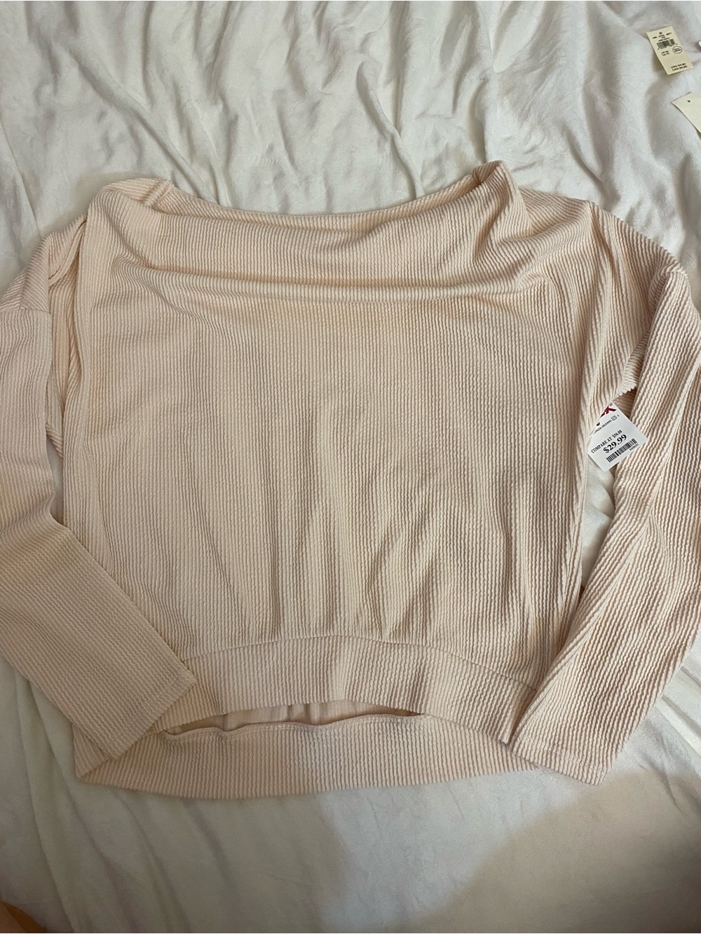 Ribbed sweater Soft Blush